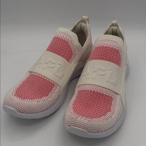 APL Women's TechLoom Bliss Sneakers, ivory/fire coral/white